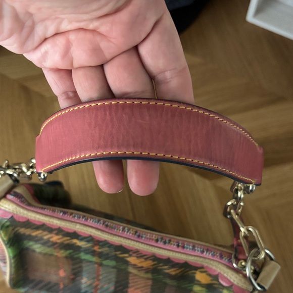 Y2K Dooney & Bourke Plaid Shoulder Bag - Picture 7 of 14